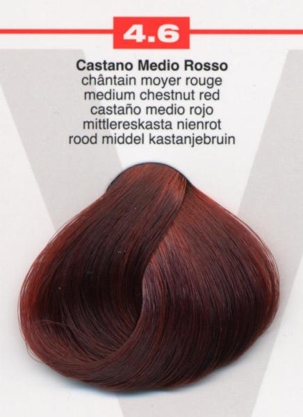 Castano Medio Rosso-mittelbraun mit rotton