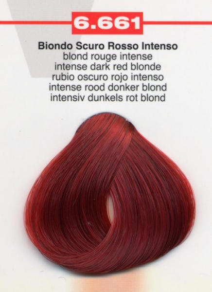 Biondo Scuro Rosso intenso-dunkelblond mit intesiv Rotton